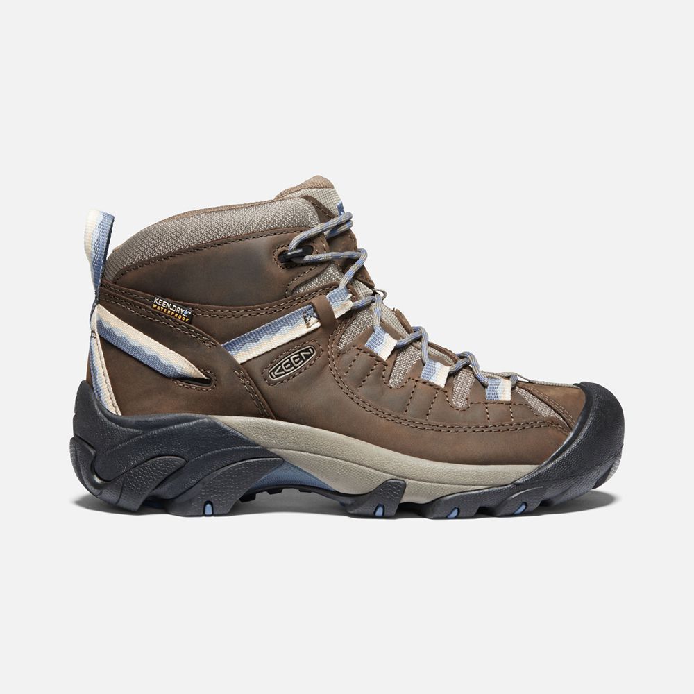 Bottes de Randonnée Keen Femme Marron | Targhee Ii Waterproof Mid | MUKYI-3049